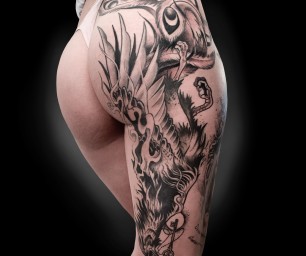 phenix tatouage