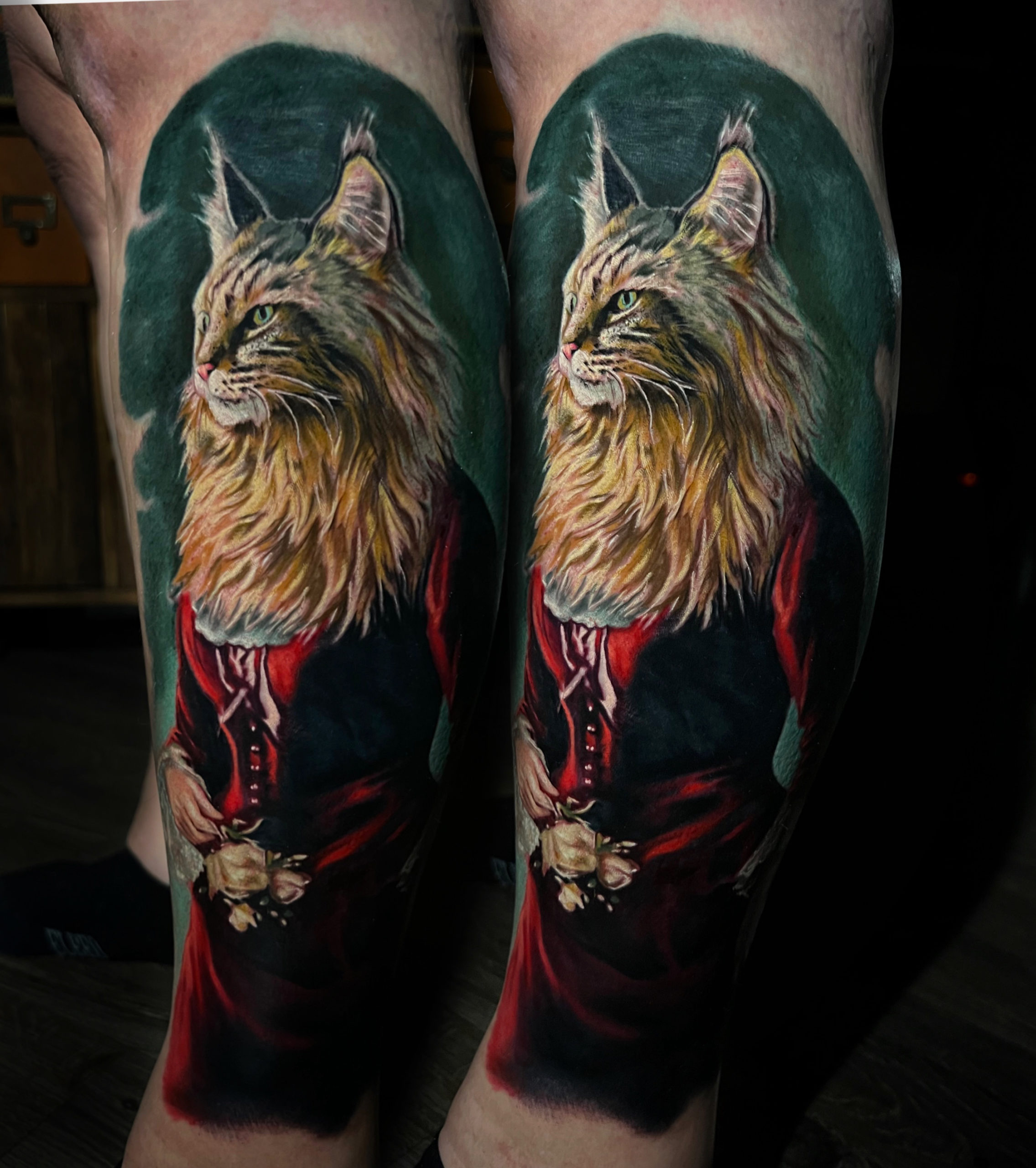 Tatouage réaliste couleurs