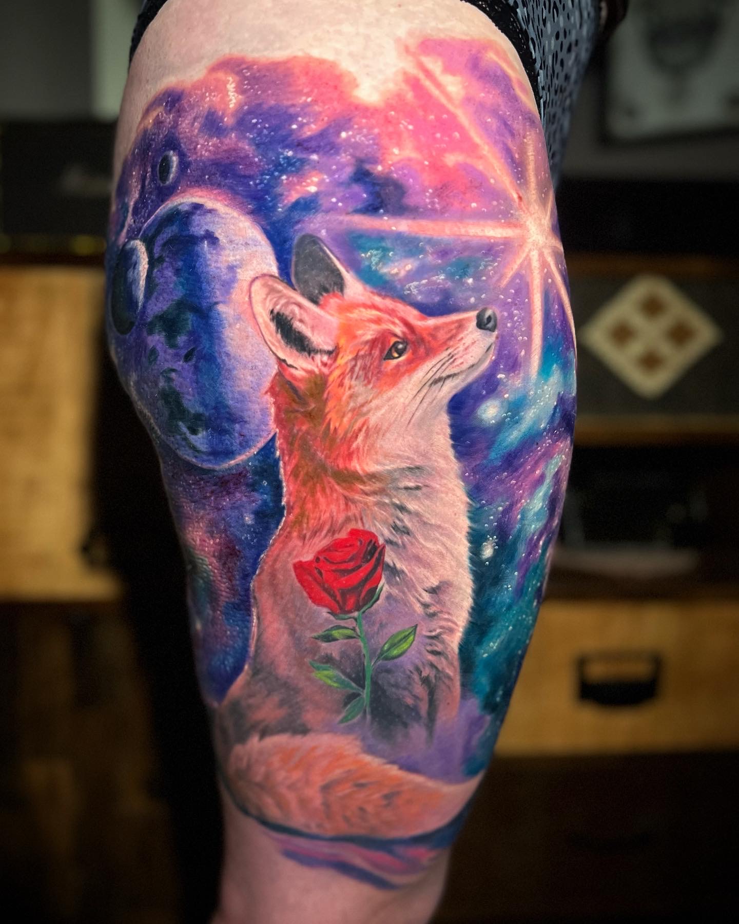 Tatouage réaliste couleurs